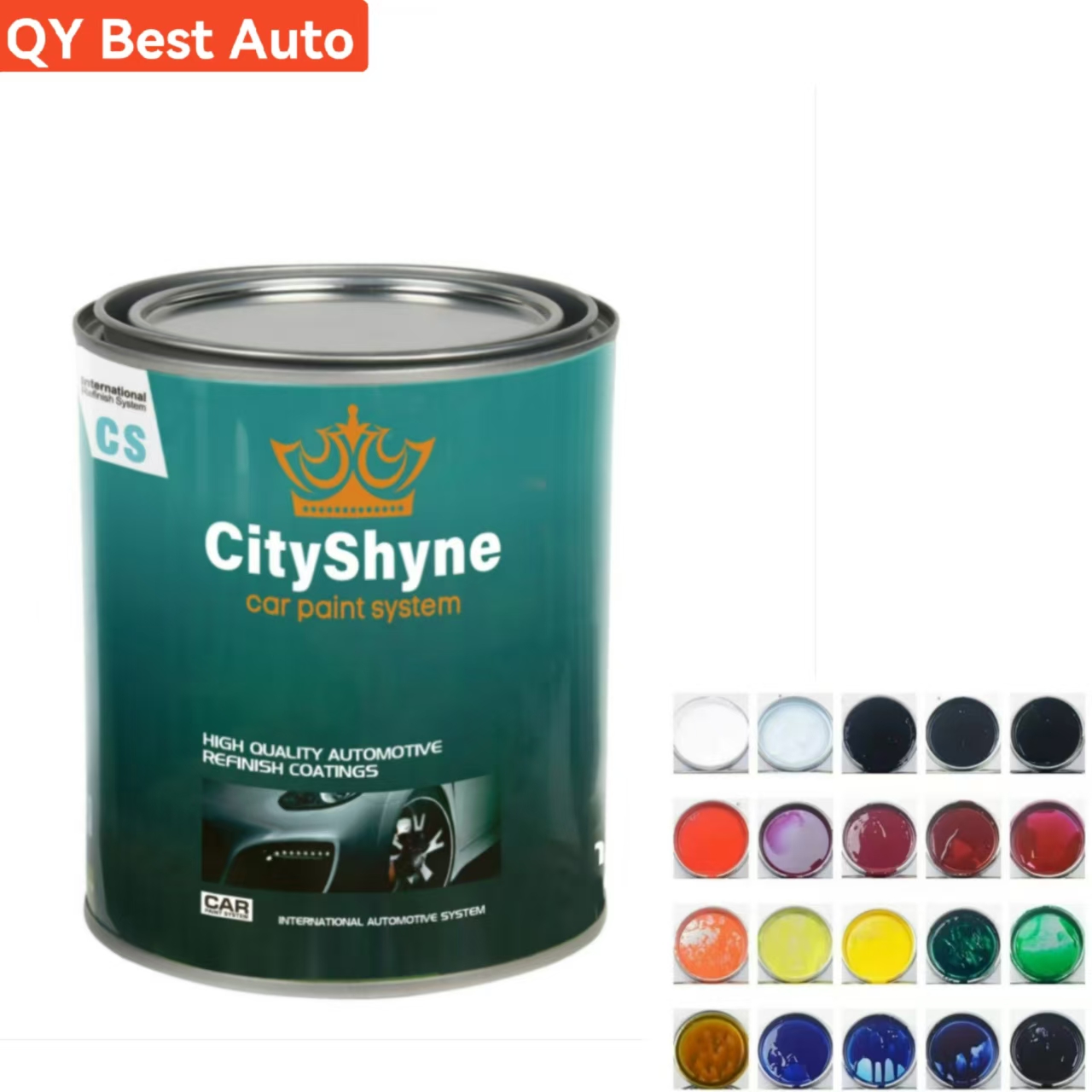 Wholesale High Quality  Cars Paints Colors Repair Coating Solid Color Automotive Clear Acrylic 1K 2K Car Paint